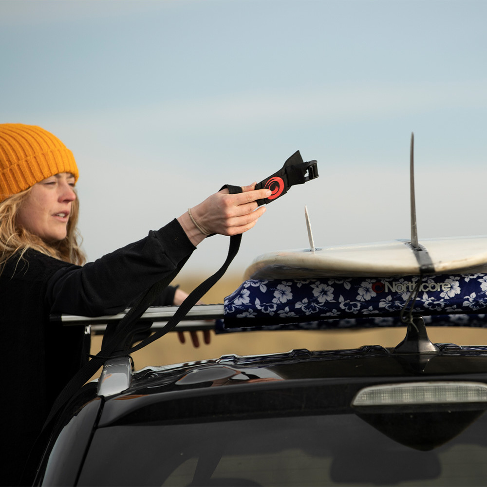 2025 Northcore Aerodynamic Roof Rack Wide Load 72cm Pads NOCO21D - Hibiscus